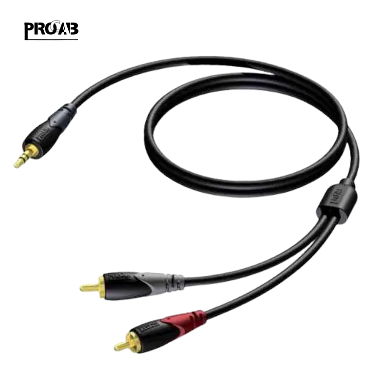 Cabo RCA para Cabo Minijack Procab CLA711-1-5 1,5M 1