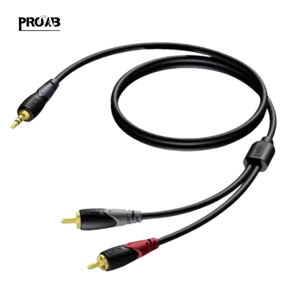 Cabo RCA para Minijack Procab CLA711-3  3M 1