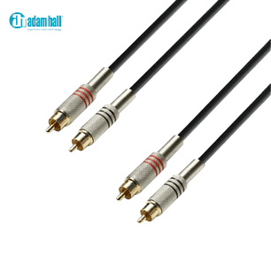 Cabo RCA Adam Hall K3TCC0100 Metálico 1 metro