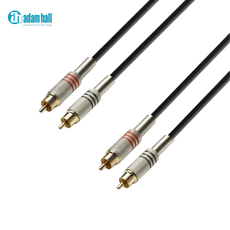 Cabo RCA Adam Hall K3TCC0100 Metálico 1 metro 1
