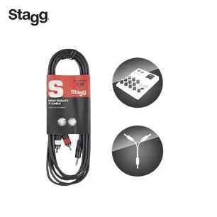 Cabo RCA/MiniJack Stagg SYC3/MPSB2CM 3m