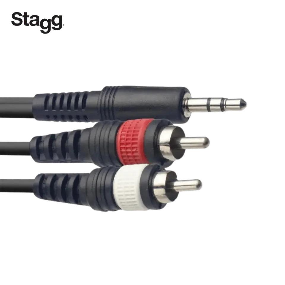 Cabo RCA/MiniJack Stagg SYC3/MPSB2CM 3m 1