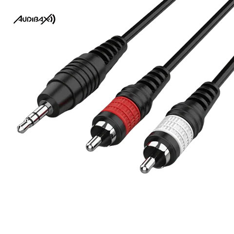 Cabo Minijack/RCA Audibax Bronze Stereo 1,5 metros