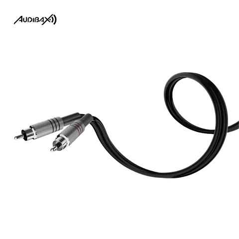 Cabo Stereo RCA/RCA Audibax Silver 6 Metros