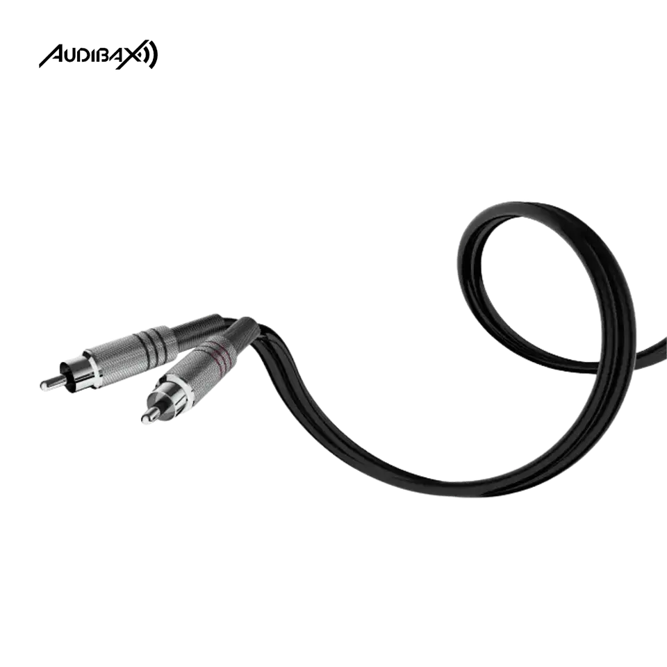 Cabo Stereo RCA/RCA Audibax Silver 6 Metros 2