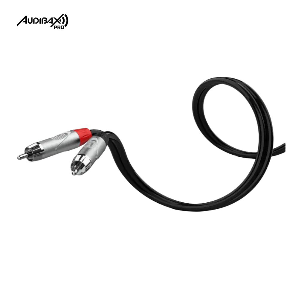 Cabo Stereo Minijack/RCA Audibax Pro 3 Metros 2