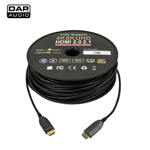 Cabo de Fibra HDMI DAP  2.1 AOC 8K 15m