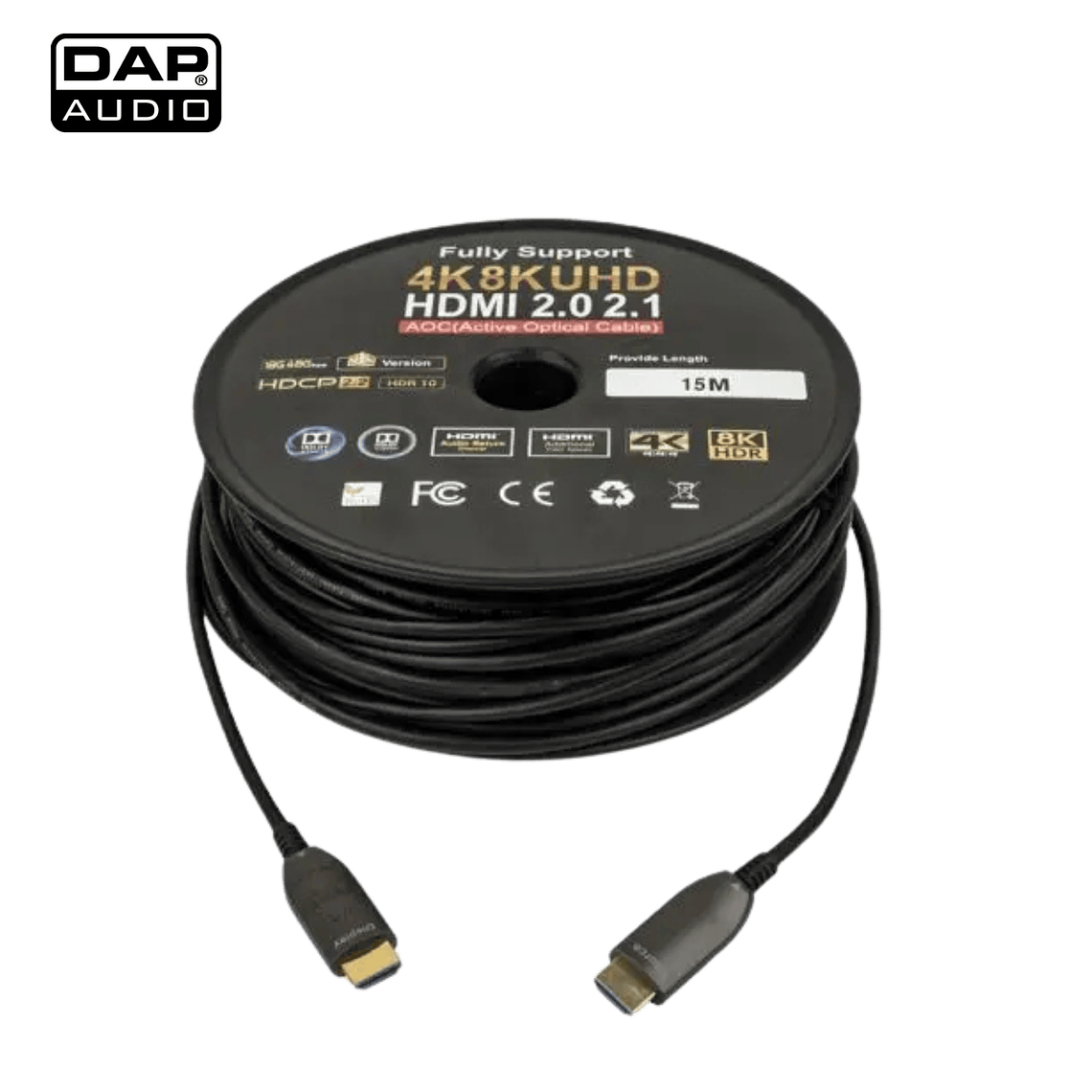 Cabo de Fibra HDMI DAP  2.1 AOC 8K 15m 1