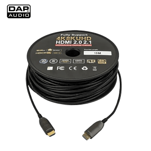 Cabo de Fibra HDMI DAP  2.1 AOC 8K 15m