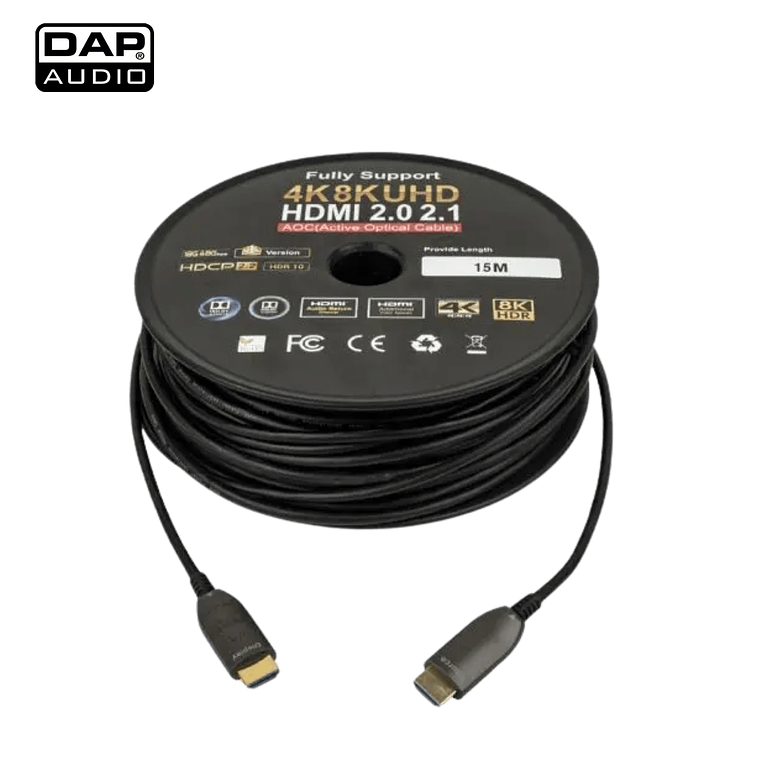 Cabo de Fibra HDMI DAP  2.1 AOC 8K 15m 1