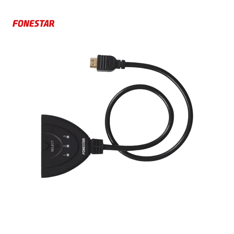 Fonestar FO-513 Seletor de Distribuidor HDMI 3 x 1 2