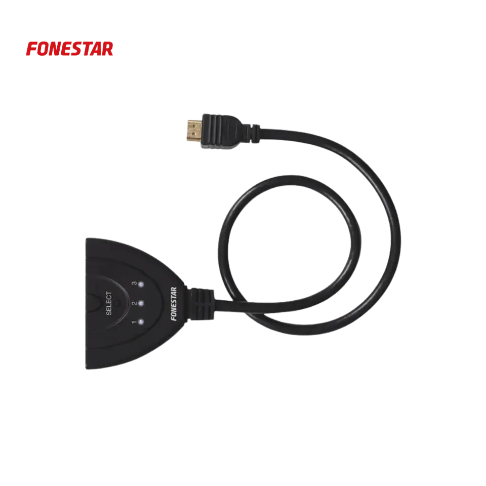 Fonestar FO-513 Seletor de Distribuidor HDMI 3 x 1 2