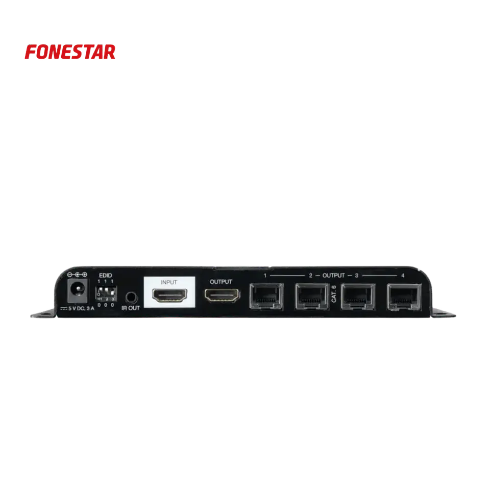 Distribuidor de extensão HDMI Fonestar FO-15CAT4E 1 x 4 3