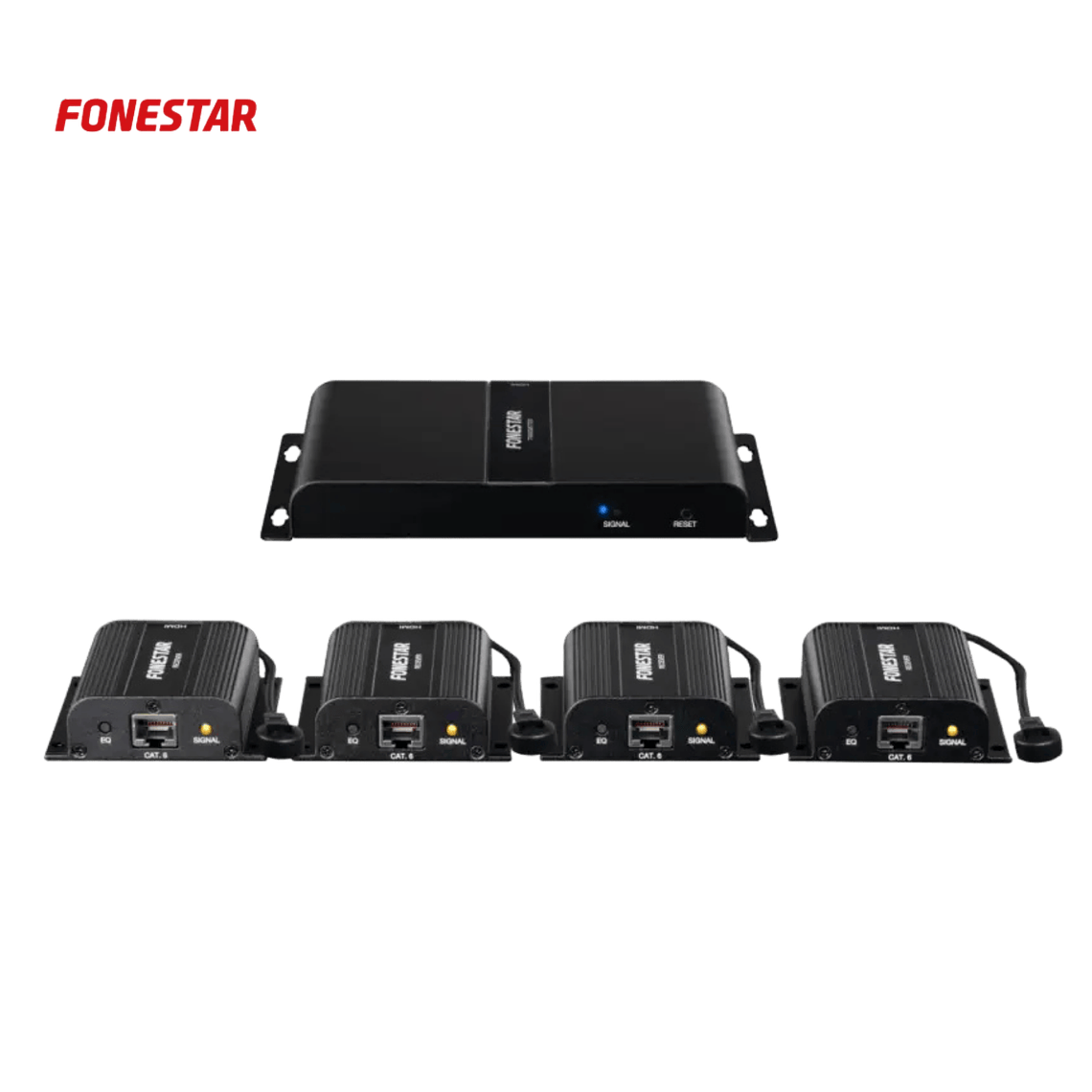 Distribuidor de extensão HDMI Fonestar FO-15CAT4E 1 x 4 1