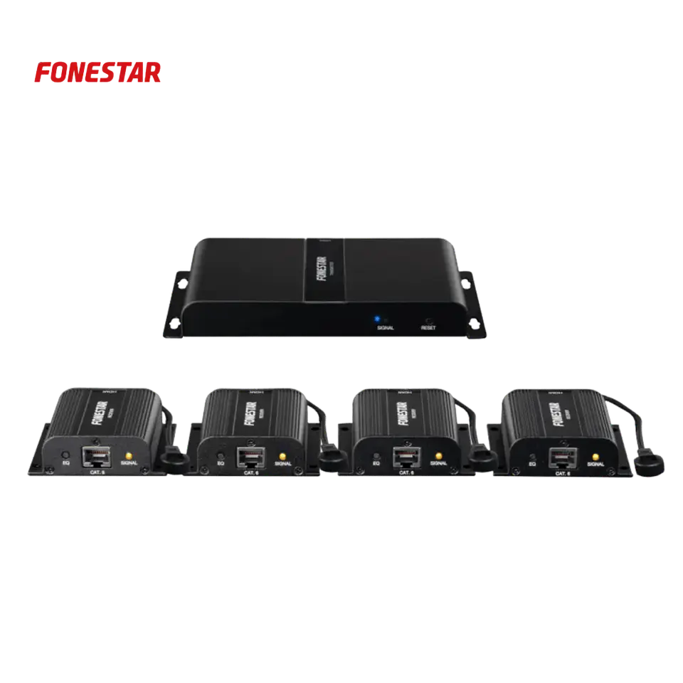 Distribuidor de extensão HDMI Fonestar FO-15CAT4E 1 x 4 1
