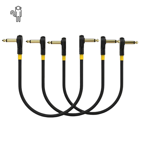 Pack 3 cabos MONKEY LOOP PRO LINK JACKC/JACKC 10CM 