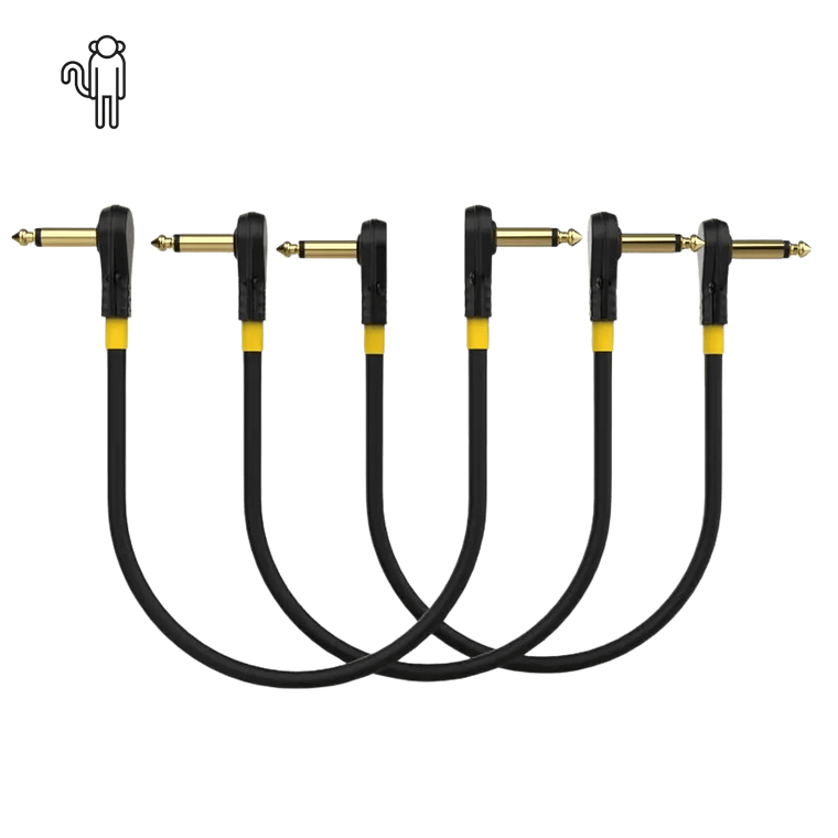 Pack 3 cabos MONKEY LOOP PRO LINK JACKC/JACKC 5CM 3