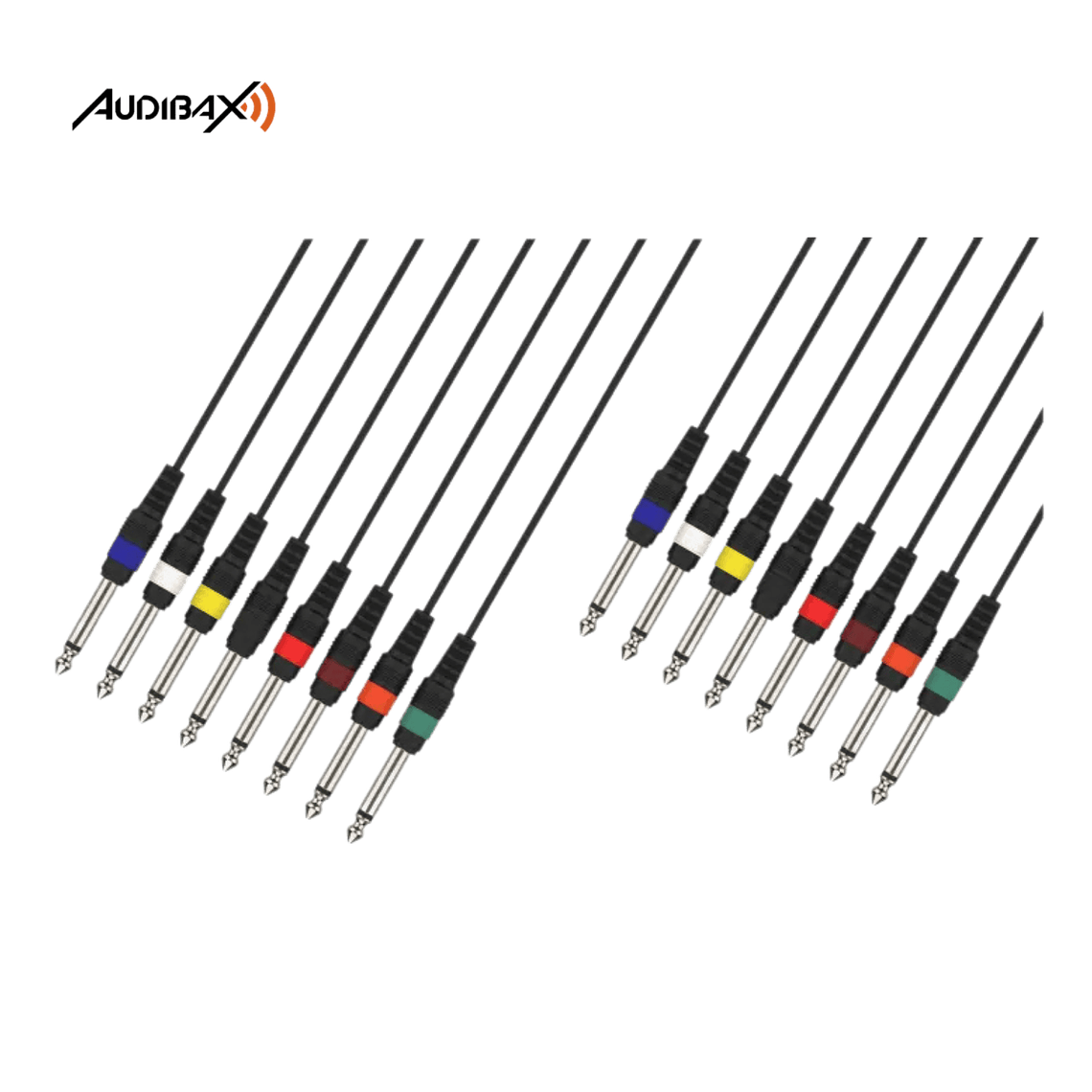 Multicabo 8 Jack Audibax MC J8 5 Mono 5 Metros 4