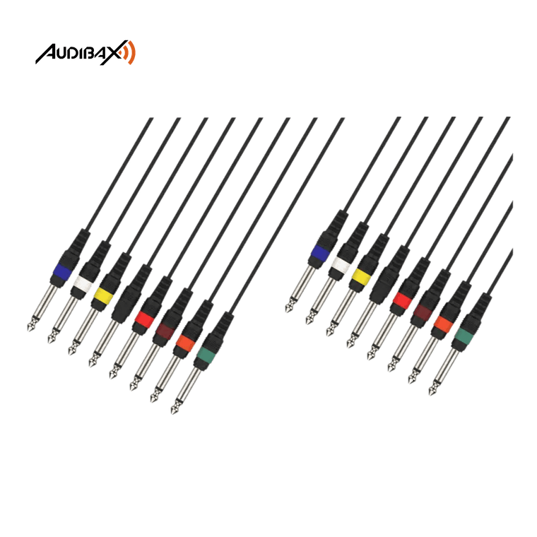 Multicabo 8 Jack Audibax MC J8 5 Mono 5 Metros 4