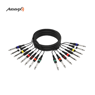 Multicabo 8 Jack Audibax MC J8 5 Mono 5 Metros