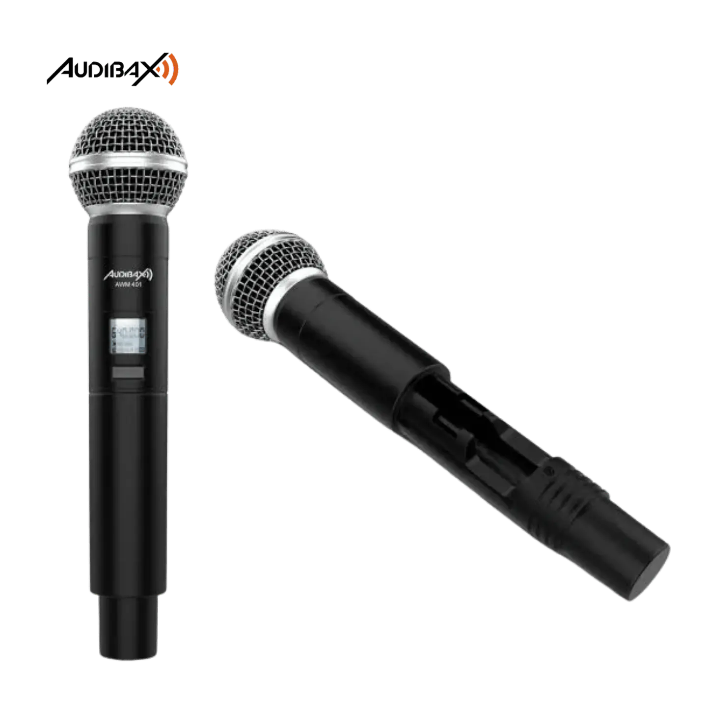 Sistema de Microfones Sem Fio Audibax AWM 401 UHF de 4 canais 3