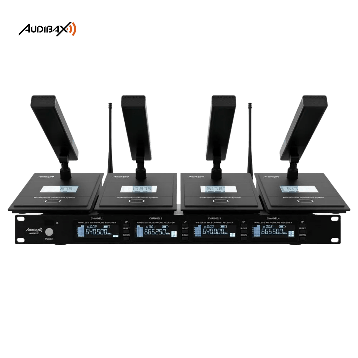 Microfones de Conferência Audibax AWM 404 TD Wireless 1