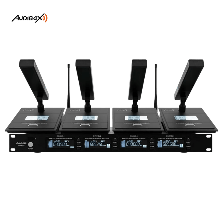 Microfones de Conferência Audibax AWM 404 TD Wireless 1