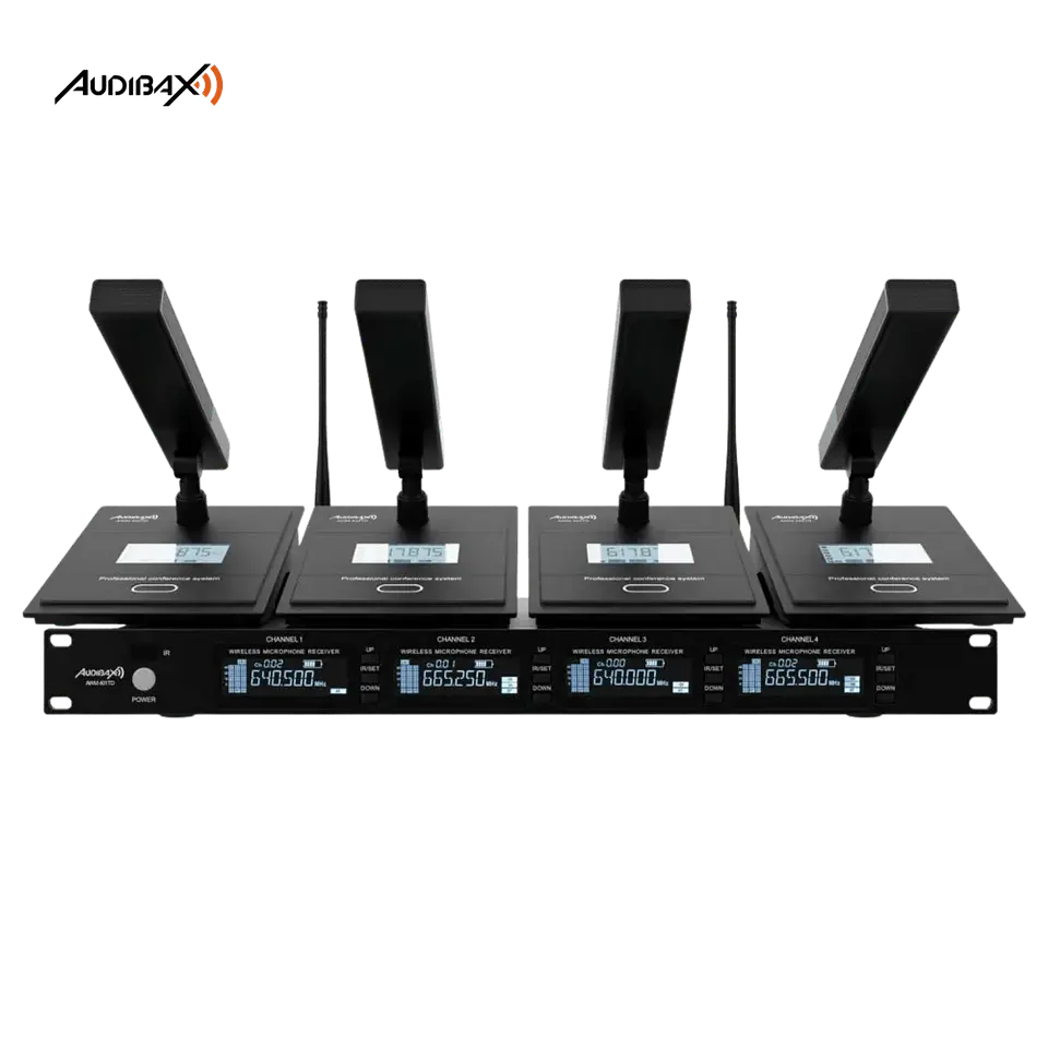 Microfones de Conferência Audibax AWM 404 TD Wireless 1