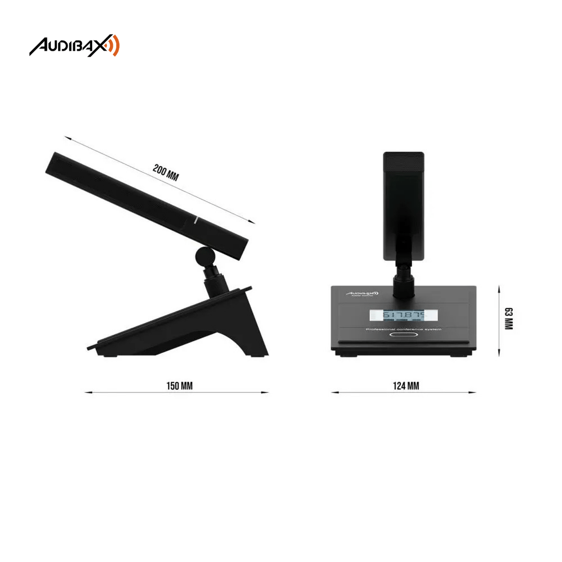Microfones de Conferência Audibax AWM 404 TD Wireless 4