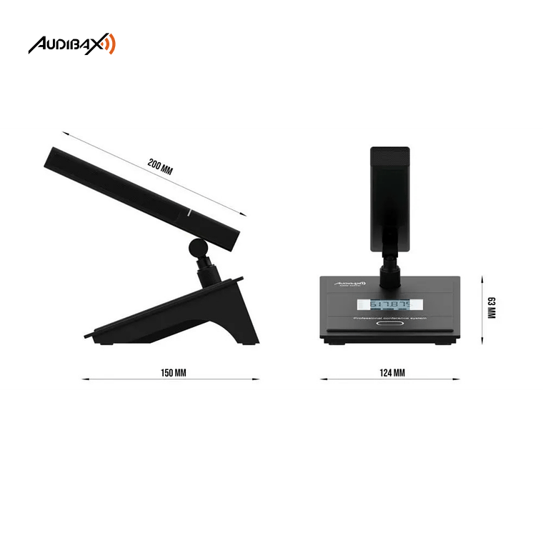 Microfones de Conferência Audibax AWM 404 TD Wireless 4