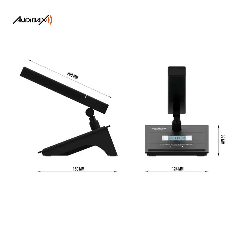 Microfones de Conferência Audibax AWM 404 TD Wireless 4
