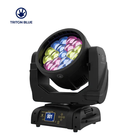 Triton Blue Halley W1940Z Wash Zoom 19 LED 40W OSRAM RGBW