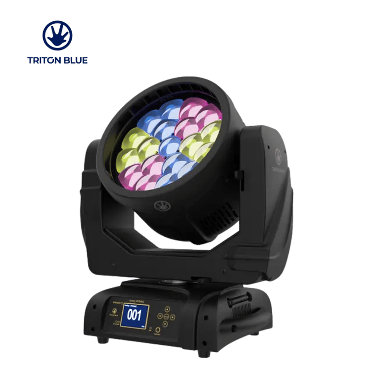 Triton Blue Halley W1940Z Wash Zoom 19 LED 40W OSRAM RGBW 1