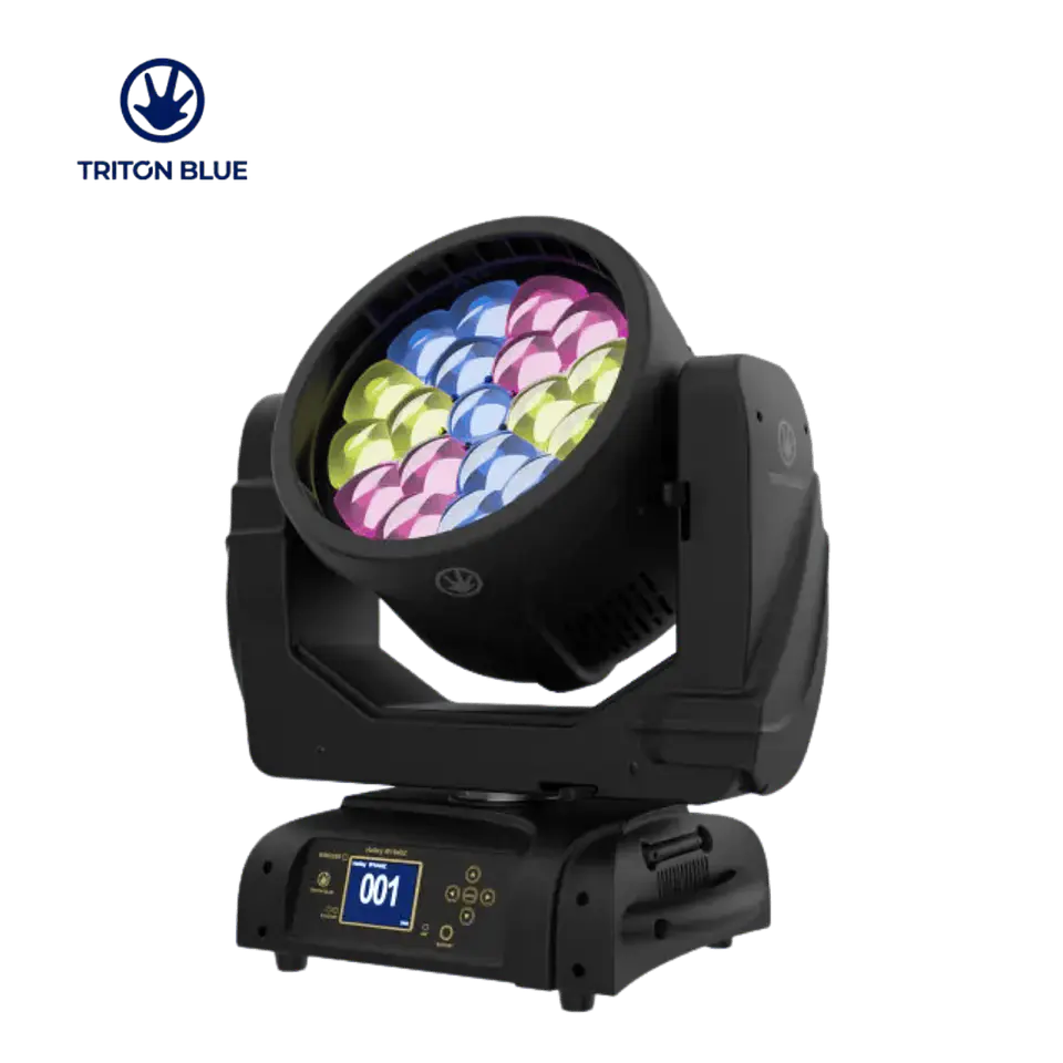 Triton Blue Halley W1940Z Wash Zoom 19 LED 40W OSRAM RGBW 1