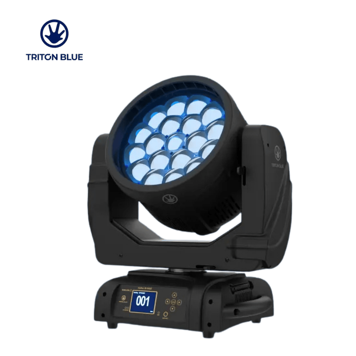 Triton Blue Halley W1940Z Wash Zoom 19 LED 40W OSRAM RGBW 2