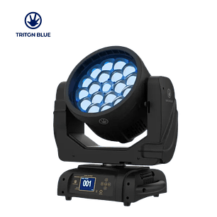 Triton Blue Halley W1940Z Wash Zoom 19 LED 40W OSRAM RGBW