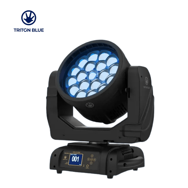 Triton Blue Halley W1940Z Wash Zoom 19 LED 40W OSRAM RGBW 2
