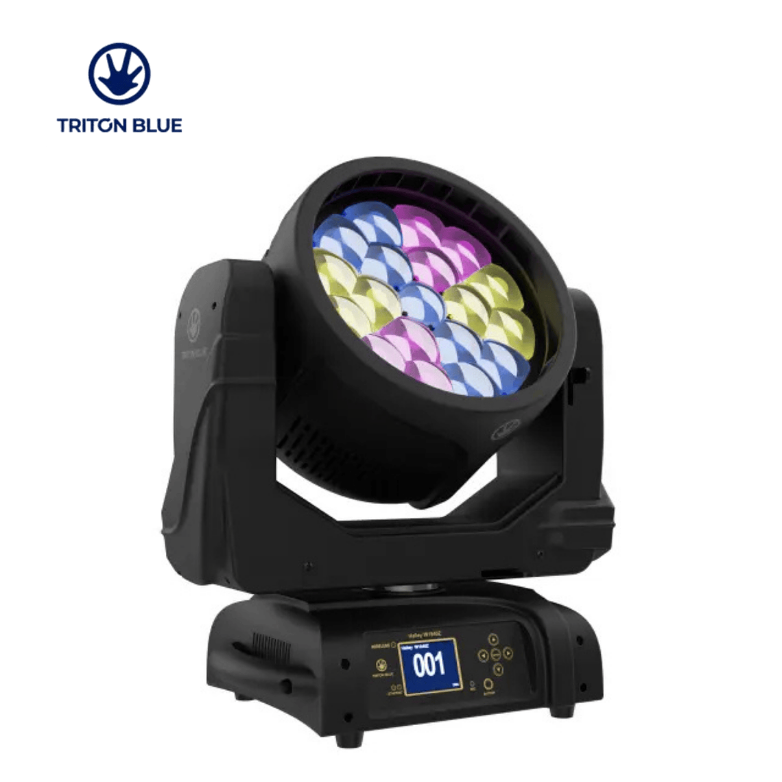Triton Blue Halley W1940Z Wash Zoom 19 LED 40W OSRAM RGBW 3