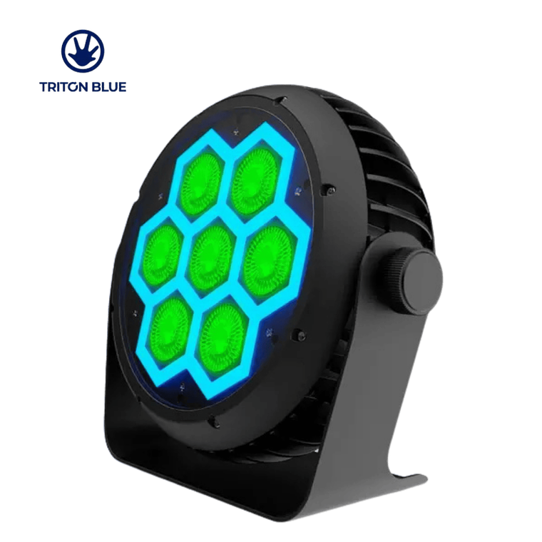 Triton Blue Aqua Meteor 84 NEON 7 x 12 LED RGBW + NEON efeito 26º IP65 1