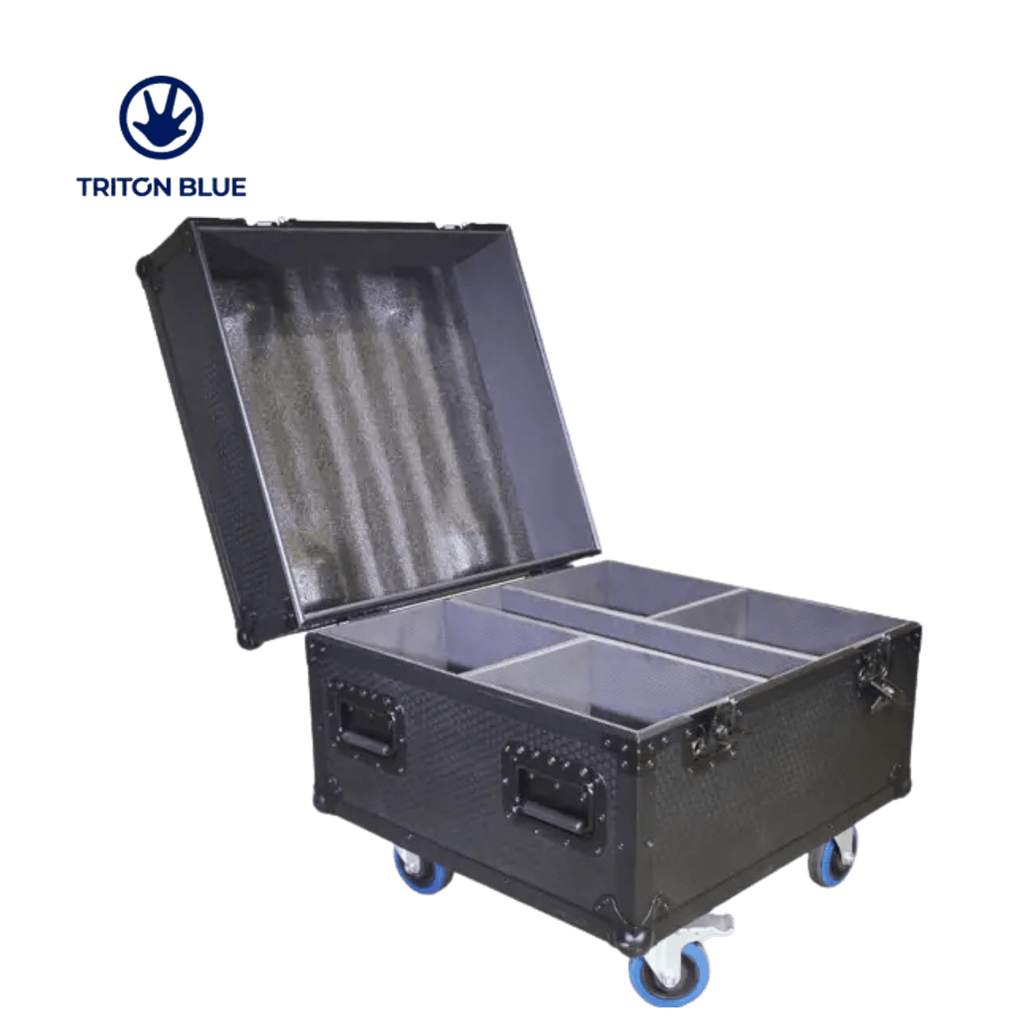 4 Máquinas de Faísca Triton Blue Eclipse 650 + Flight Case 3