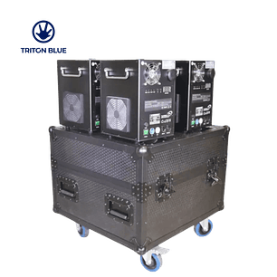 4 Máquinas de Faísca Triton Blue Eclipse 650 + Flight Case