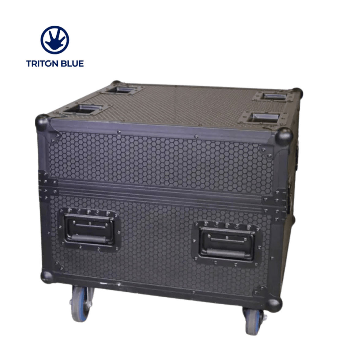 4 Máquinas de Faísca Triton Blue Eclipse 650 + Flight Case 5
