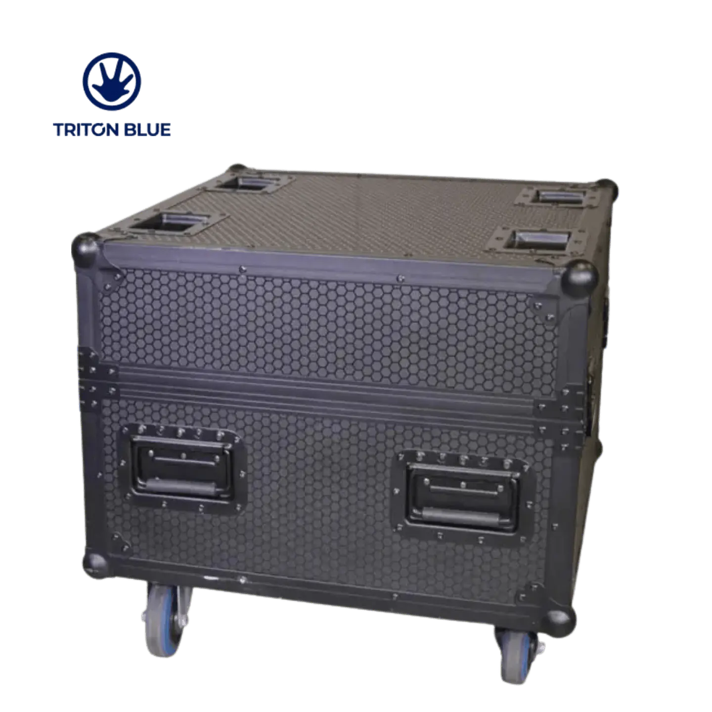 4 Máquinas de Faísca Triton Blue Eclipse 650 + Flight Case 5