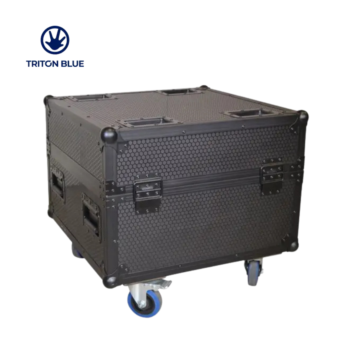 4 Máquinas de Faísca Triton Blue Eclipse 650 + Flight Case 6