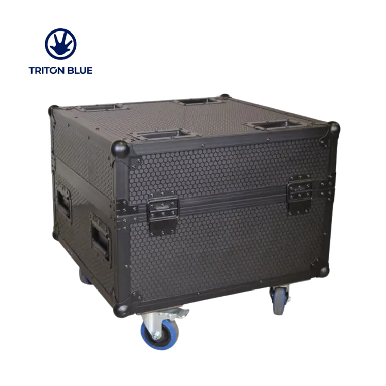 4 Máquinas de Faísca Triton Blue Eclipse 650 + Flight Case 6