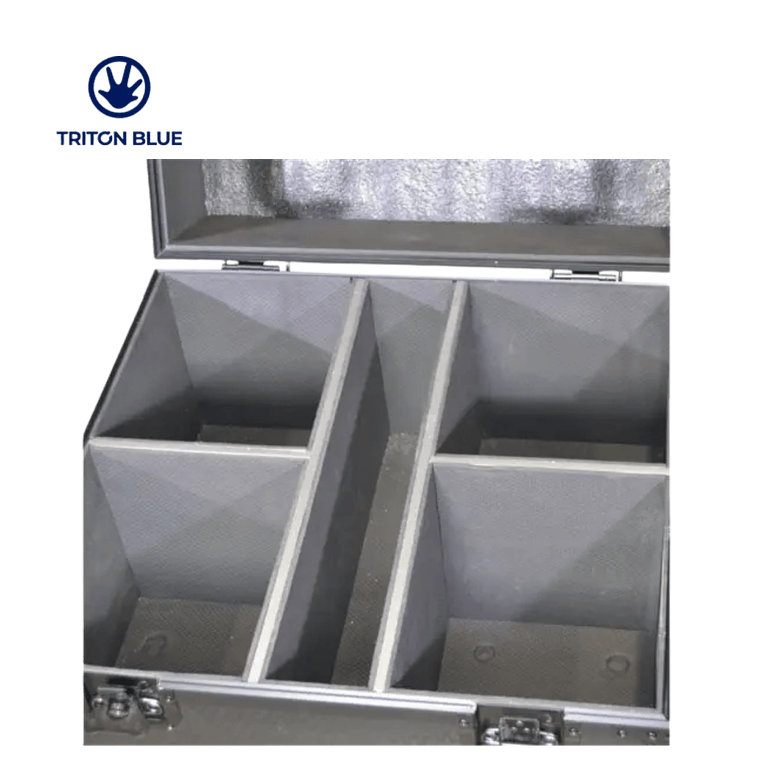 4 Máquinas de Faísca Triton Blue Eclipse 650 + Flight Case 4