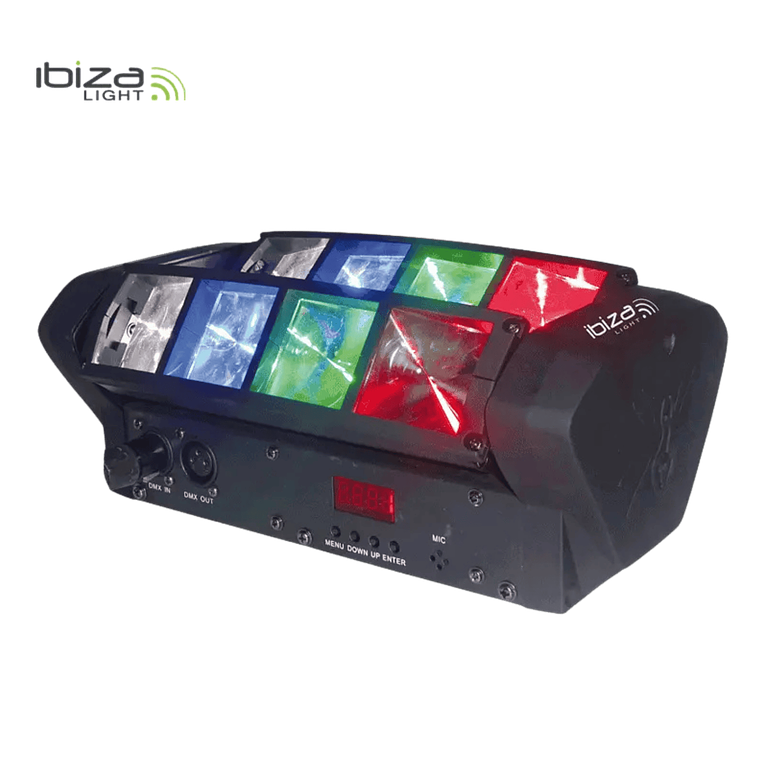 Ibiza Light LED 8 MINI Spide 1