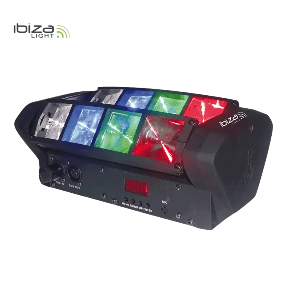 Ibiza Light LED 8 MINI Spide 1