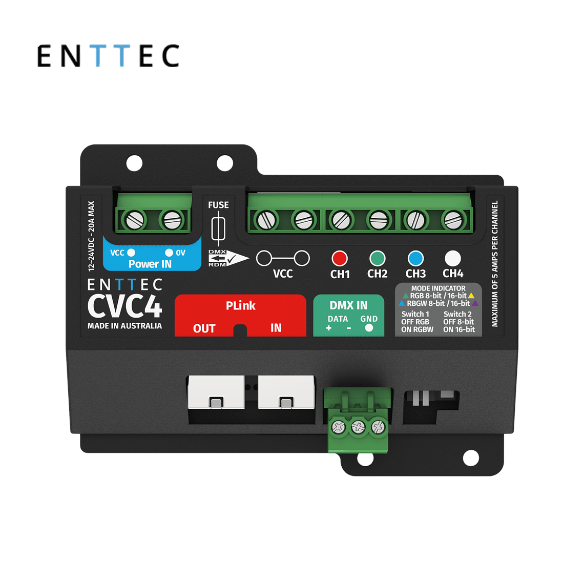 Enttec CVC4 CV LED Dimmer 4Ch. 3