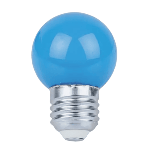 Lâmpada LED Azul G45 E27 3W